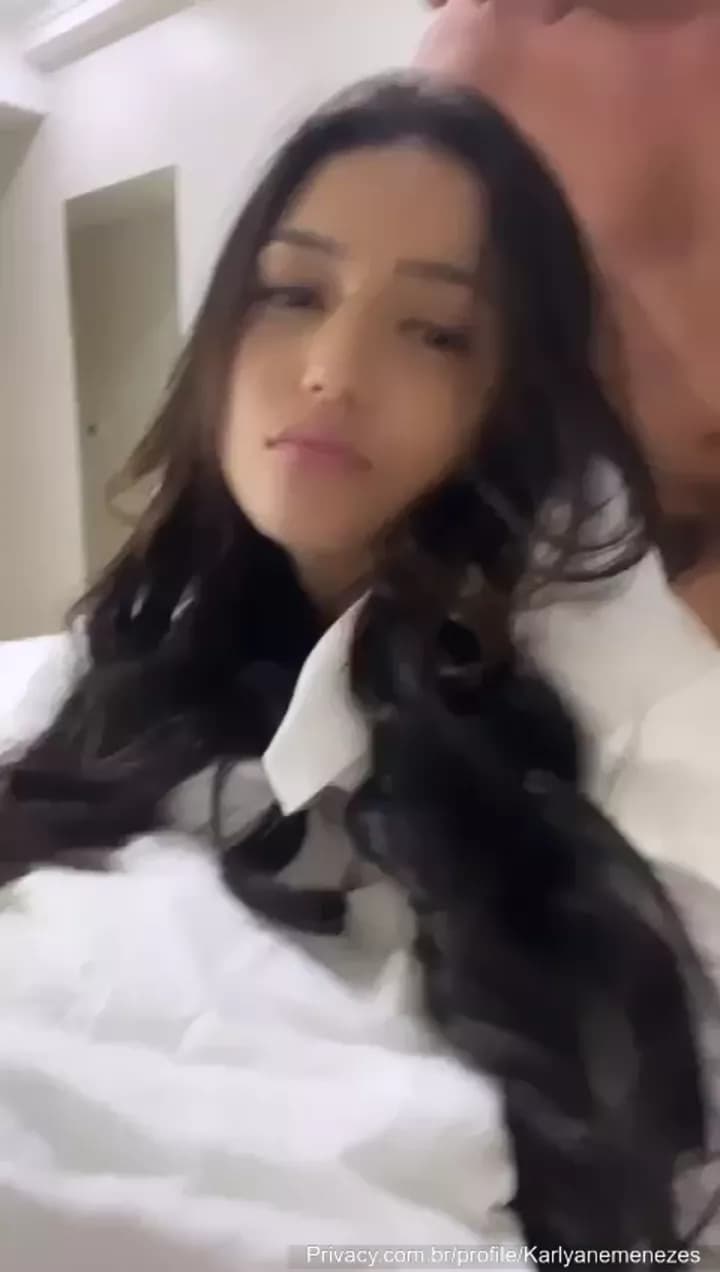 Amateur Prone Bone Sex with Beautiful Brazilian Girl in White Shirt
