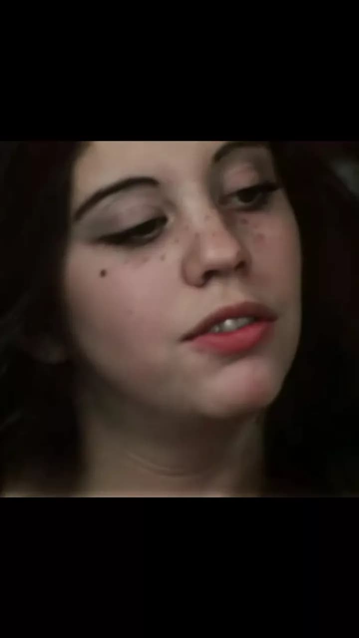 Naked Brunette in Pigtails Spreads Wide on Chair Reading Letter While Getting Pussy Licked